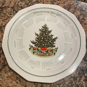 Pfaltzgraff 2001 Christmas Calendar Plate
